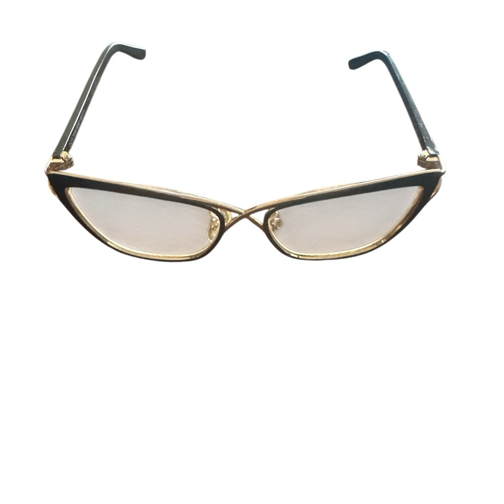 Tom Ford (5712-B) Gold and Black Cat Eye Eyeglasses